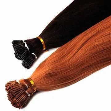 100% Human Hair Stick Tip Hair Extension Silky 20inches