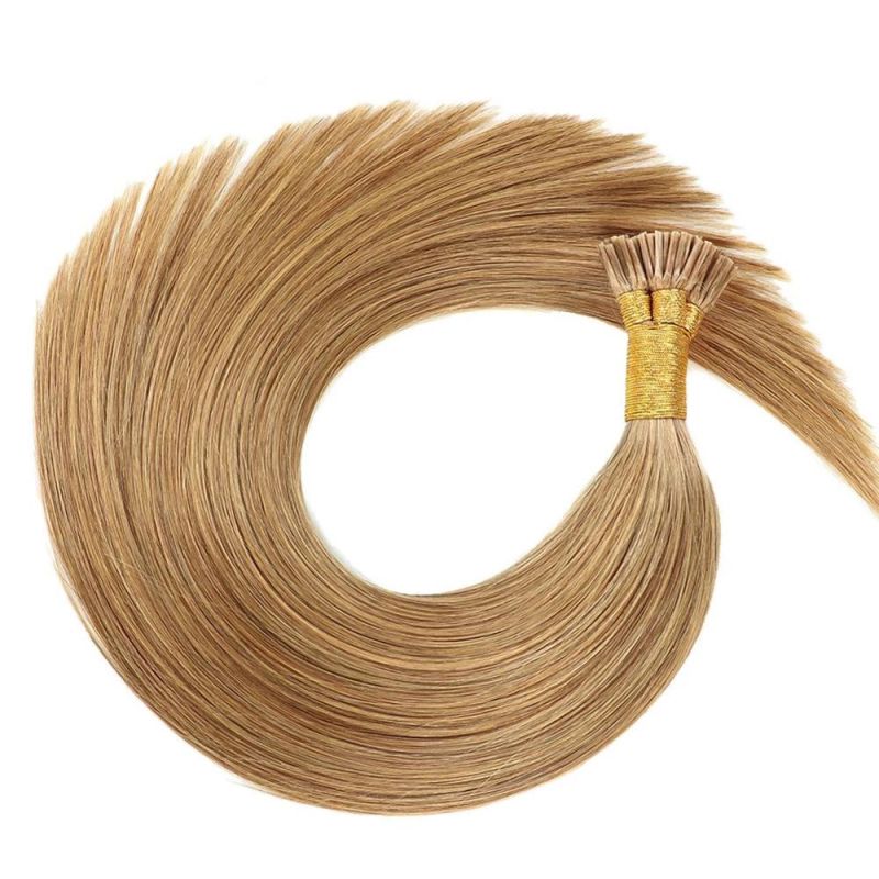 I Tip Human Hair Pre Bonded Keratin Hair Extension 16′′ 100g Natural Color Silky Straight Real Remy Fusion Hair