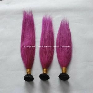 20&quot; Ombre Hair Extension 1b/Purple Human Beauty Salon Hair