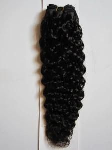 100% Indian Remy Human Hair Big Jerry Curl Human Hair Weaving/Weft Extension