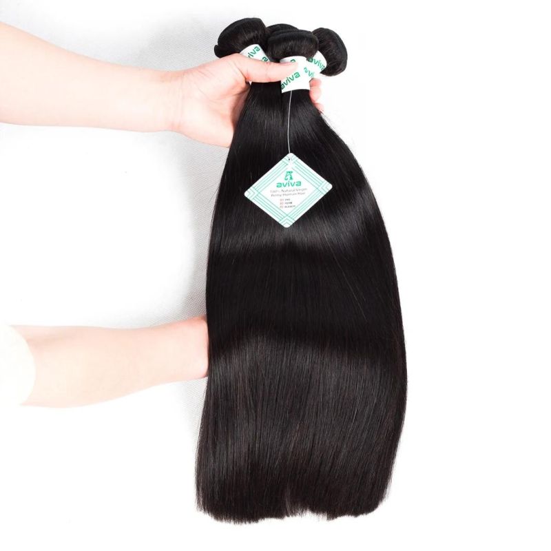 Natural 7A Straight 20inch Brazilian Virgin Human Hair Extension