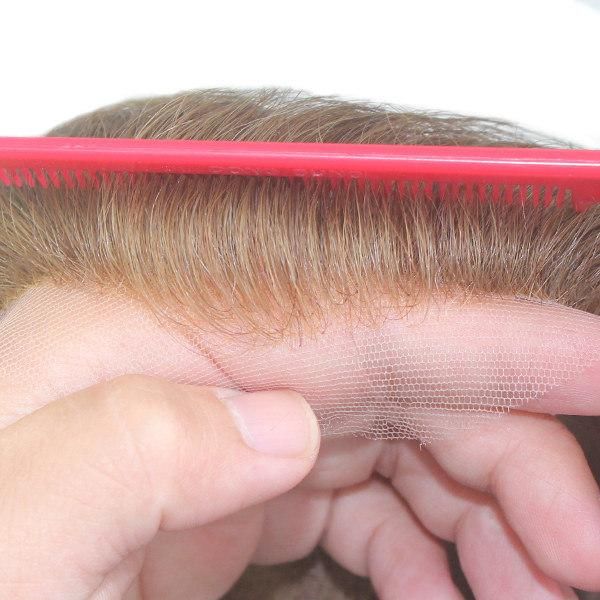 La010: Human Hair Natural Looking Swiss Lace Toupee