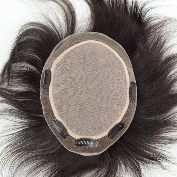 Silk Top Lace Base Natural Hairline Human Hair Wig