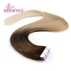 K. S Wigs 2017 New Arrival Top Quality Tape Hair Extension Human Hair Extension