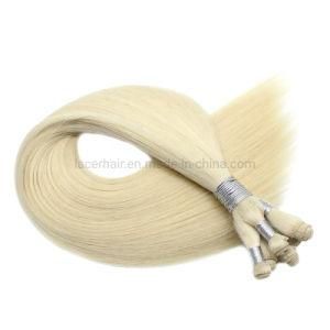120g 8 Pieces Blonde Brazilian Remy Human Hand Tied Weft Hair Extension