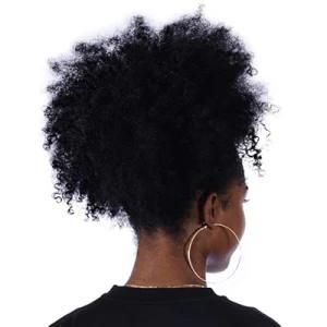 Afro Kinky Curly Ponytail for Women 100% Human Hair Remy Hair Clip in Ponytails