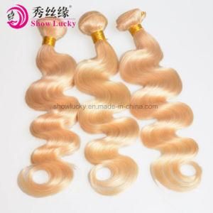 Factory Supply Original Virgin Remy Hair Extension 613 Body Wave Bleach Color Peruvian Human Hair