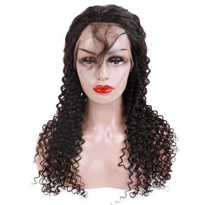 Human Hair Curly Wig 150 180 Density 100% Remy Human Hair Lace Frontal Wigs