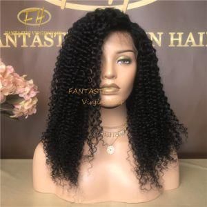 Wholesale Brazilian/Indian Virgin/Remy Human Hair Full/Frontal Lace Wig in Natural/1b Color with Factory Price