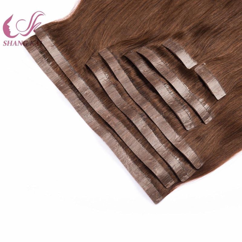 Factory Wholesale Price Double Drawn Seamless Clip in Remy Hair Extensions