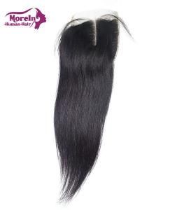 Morein Hair 11A Grade Full Cuticle Aligned Brazilian Remy Human Remy Hair Extension Bundles with Closure