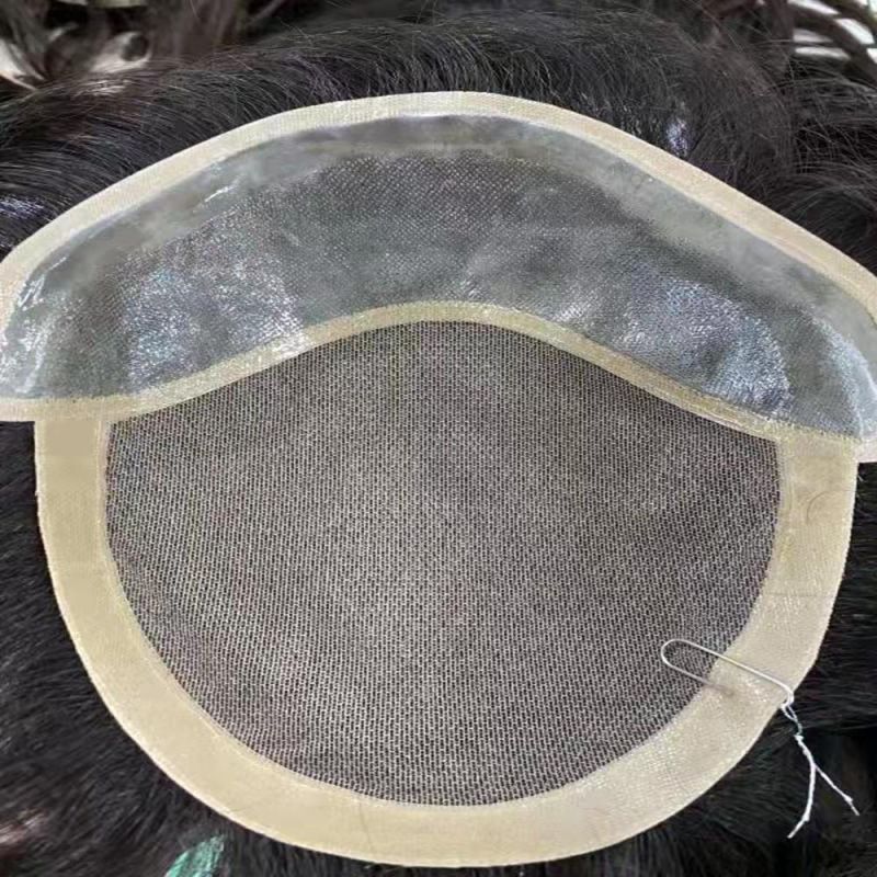 Kbeth Men′s Toupees European and American Wig Men′s Short Lifelike Broken Hair Direct Factory Direct Selling Explosive Chemical Fiber Wigs 15-20cm Wholesale