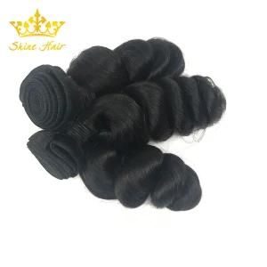 100% Remy Human Hair with Natural Black Color Hair Bundles Loose Deep