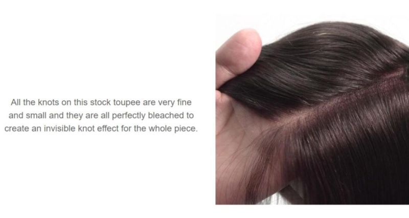 Full French Lace High Quality Men Human Hair Wig