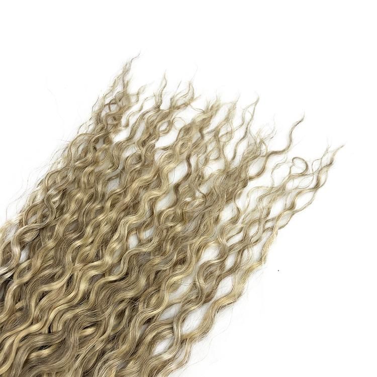Wholesale Original Blond European Water Wavy Seamless Double Drawn Tape Hair Extensions