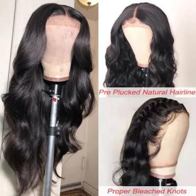 360 Lace Frontal Wig Brazilian Body Wave Human Hair Wigs 16inch