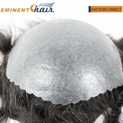 Ultra Thin Skin Men Hair System Custom Full Skin Toupee