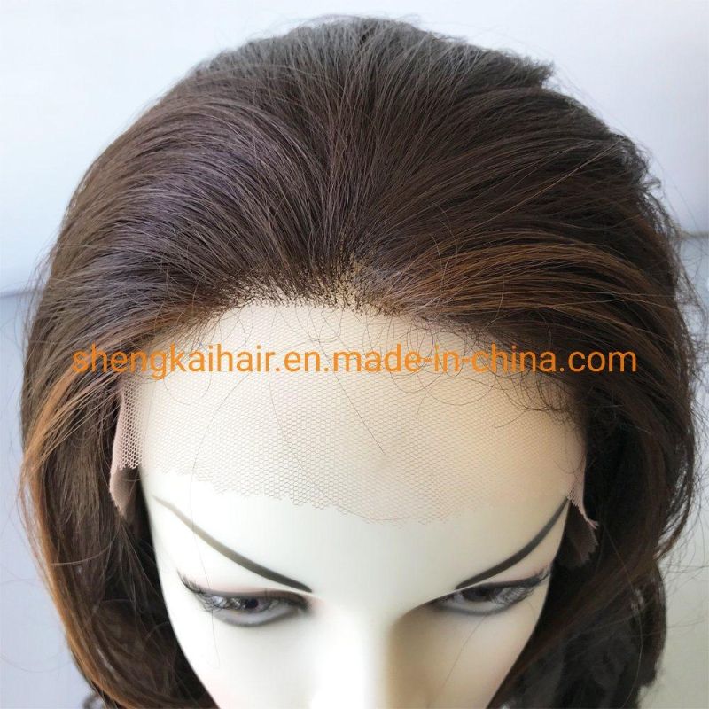 China Wholesale Good Quality Handtied Heat Resistant Synthetic Hair Lace Front Wigs 590