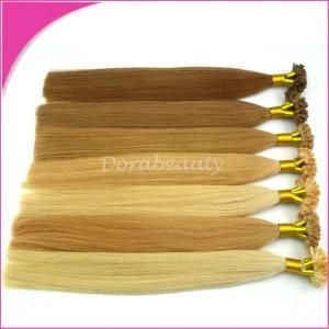 Wholesale Indian Remy Hair Pre-Bonded Nail Human Hair Extension