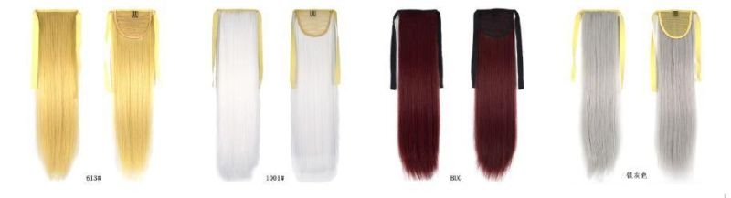 Wendyhair Ponytail Extensions Long Straight Wrap Synthetic Hair