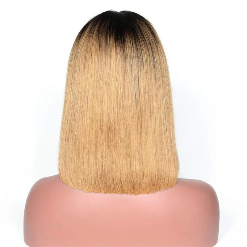 Ombre Color 1b/27# Brazilian Human Hair Bob Wig