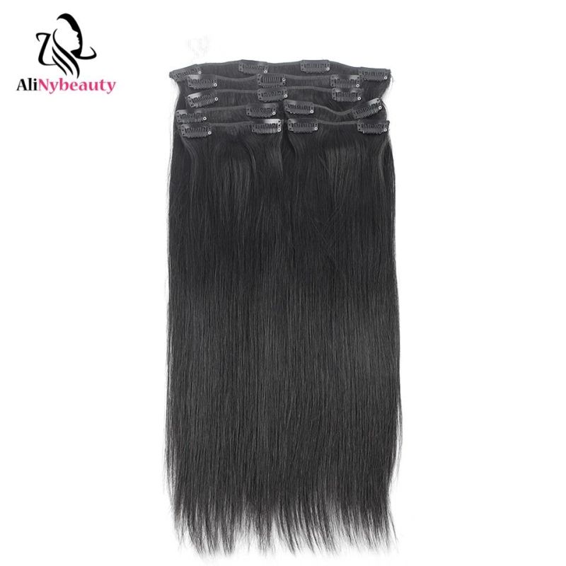 Straight Clip in Hair 100% Human Remy Hair up to 32′′