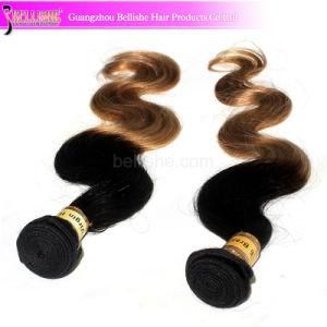 High Quality Ombre Color Remy Hair Weaves Brazilian Virgin Human Hair