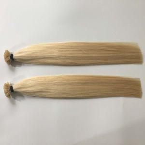 613# Prebonded Keratin Flat Nail Tip Brazilian Virgin Remy Human Hair Extensions