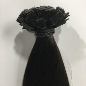 1b# Pre Bonded Keratin Nail Tip Brazilian Virgin Remy Human Hair Extensions