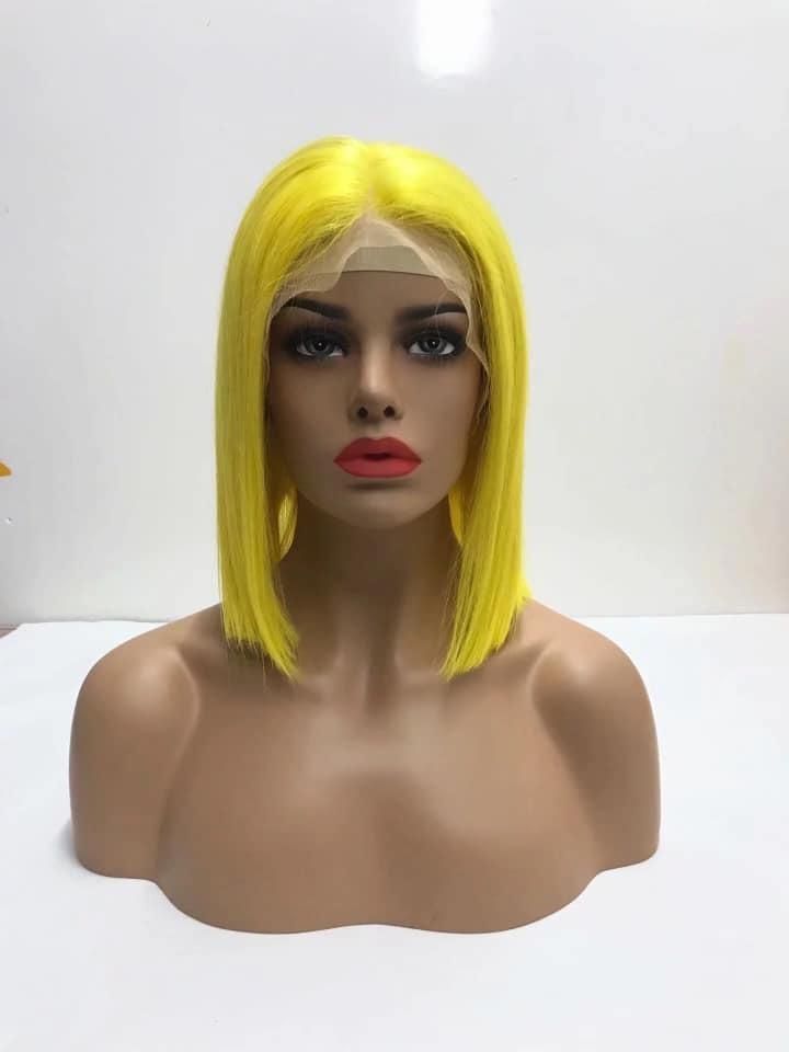 Natural Water Wave Raw Brazilian Hair Bob Wig