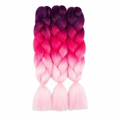 Bulk Price Synthetic Wigs Hair Extension for Ombre Braids