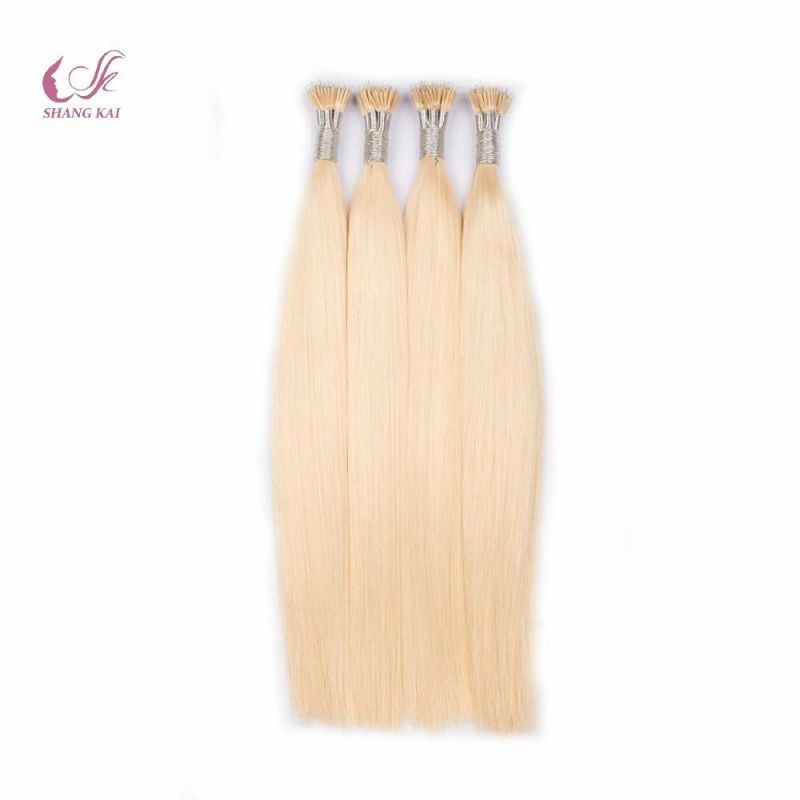 Best Quality 100% Natural Hair Full Cuticle Russian Ponytail Hair Nano Rings Natural Hair