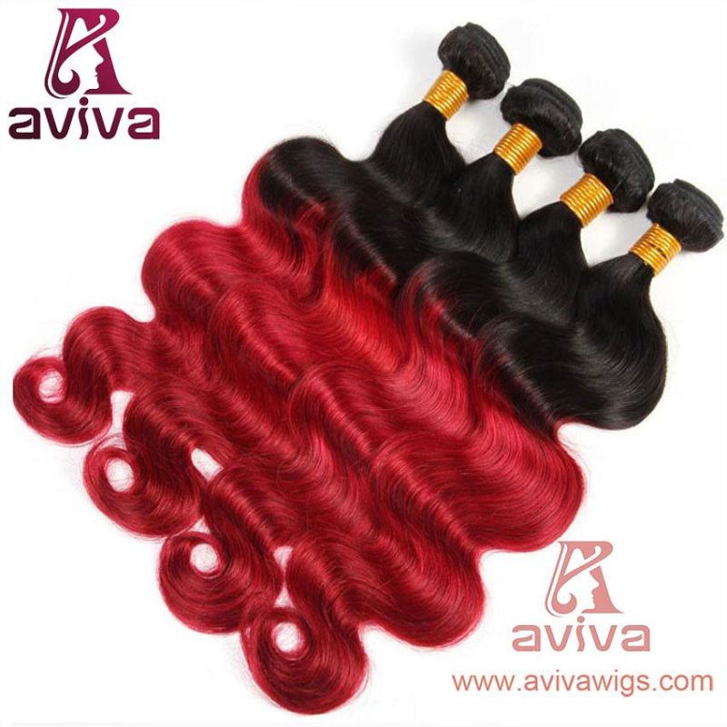 Top Quality Brazilian Virgin Ombre Hair Two Tone Body Wave