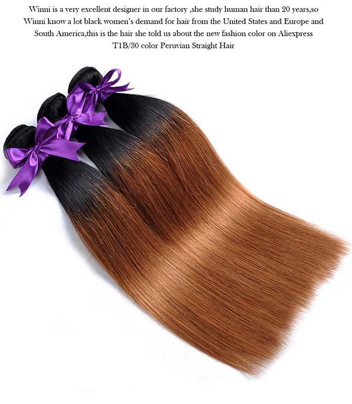 Peruvian Human Hair Bundles 10-26 Inches 1b 30 Human Hair Factory Wholesale 14inch