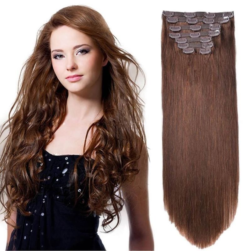 Hot Selling! ! 100g-200g Fast Shipping Clip in Hair Extensions
