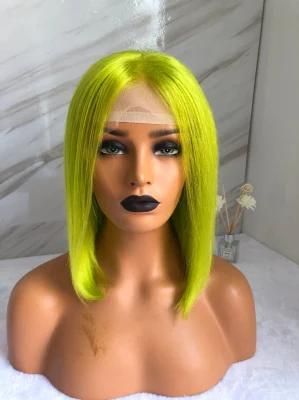 Fast Delivery Bob Lace Wig Virgin Raw Human Hair Wig for Womens