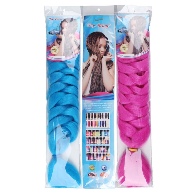 100% Kanekalon X-Pressions Jumbo Braid Synthetic Hair Extension for Salon