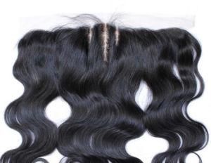 13*3 Bw Lace Closure Virgin Human Hairpieces 24&quot; 3part