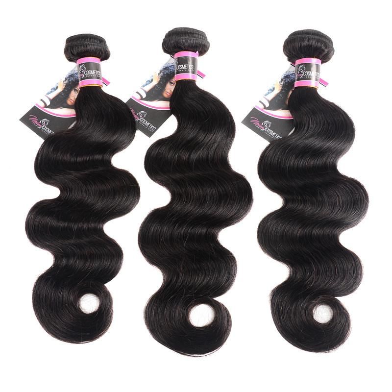Brazilian Hair Body Wave Length 10-28 Inch 100% Human Hair Weave Bundles 3 Piece Remy Hair Extension Free Shipping