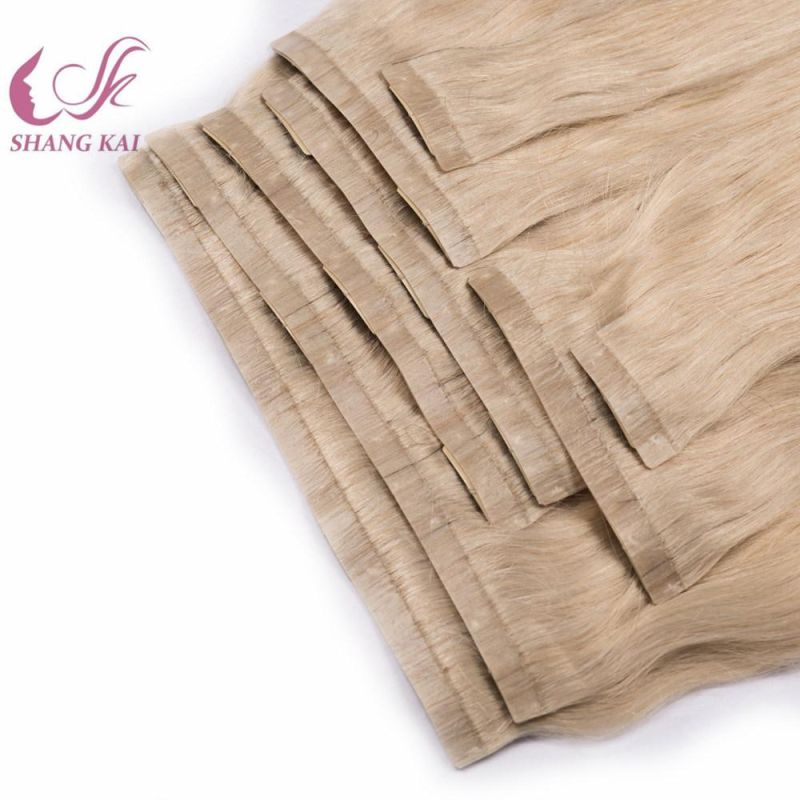 Factory Price High Quality Russian Hair Seamless Clip in Hair Extensions