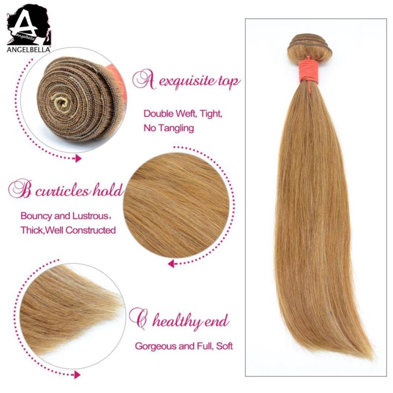 Angelbella New Arrived Hair Extension Highlight 27#30# Brazilian Remy Hair