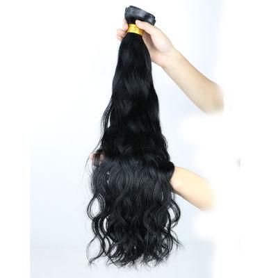 Natural Wavy Seamless Indian Hair PU Clip in Hair Extensions