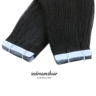 Human Natural Unprocessed Double Drawn Aligned Factory Tape Full Ends Hair