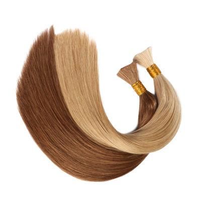 Double Drawn Raw Unprocessed Human Hair Thick Full End Virgin Hair Bulk