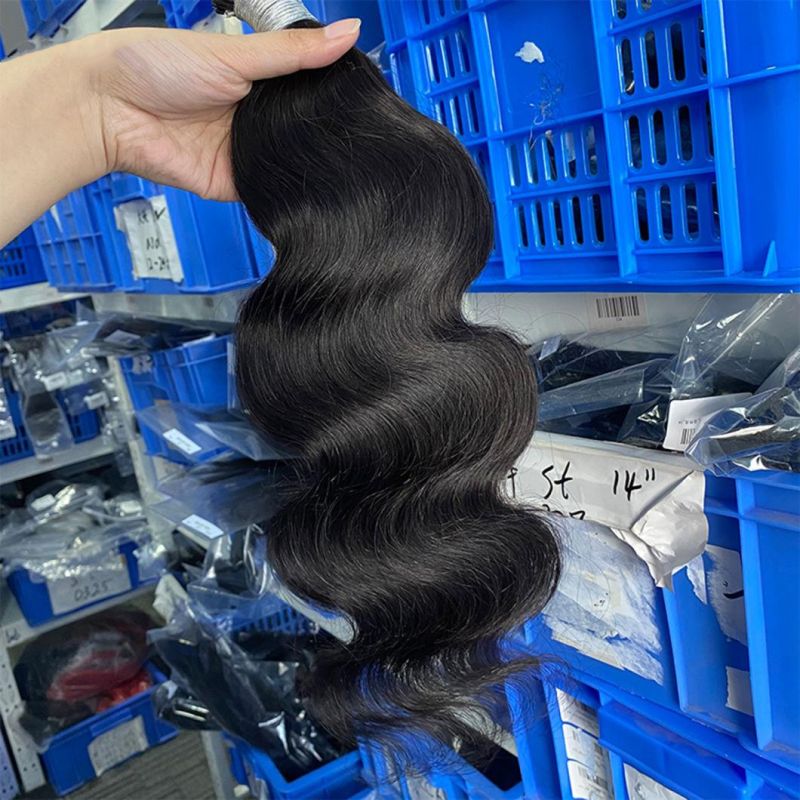 I Tip Microlinks Body Wave Human Hair Extensions for Women Natural Black 8-30 Inches Bundles Brazilian Virgin Bulk Hair