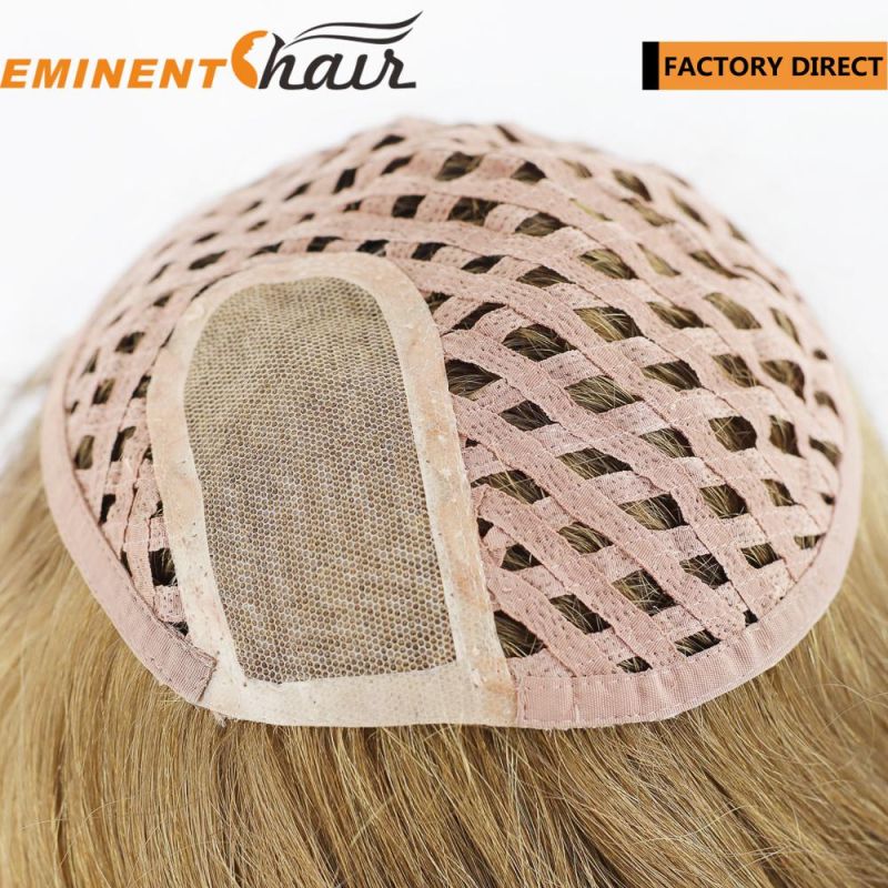 Integration Silk Part Blond European Hair Women Toupee
