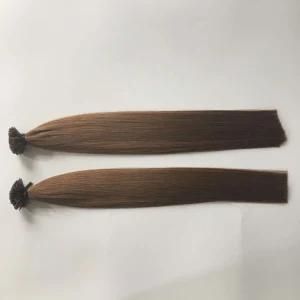 3# Keratin Flat Nail Tip Brazilian Virgin Remy Human Hair Extensions