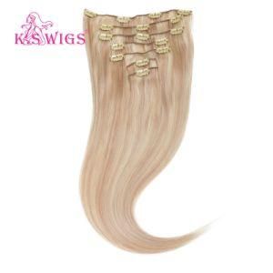 Top Grade 100% Brazilian Human Hair Clip on Hair Extensions