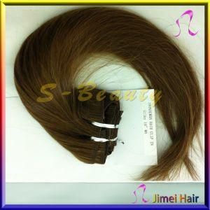 Top Quality Silky Straight Brown Human Hair Weaving Extension