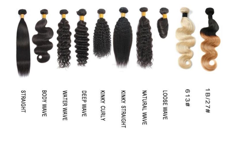 Straight Human Hair Bundles Hair Bulk Straight Hair Weave Extension Muti-Color